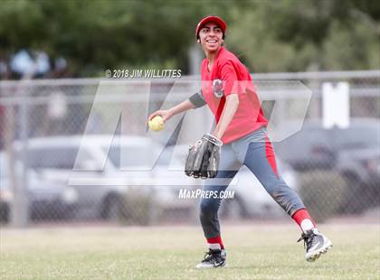 Thumbnail 1 in San Tan Foothills vs Central (Chandler Prep Softball Classic) photogallery.
