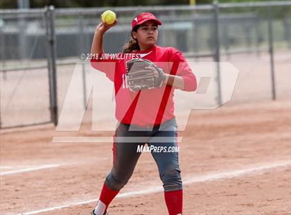 Thumbnail 3 in San Tan Foothills vs Central (Chandler Prep Softball Classic) photogallery.