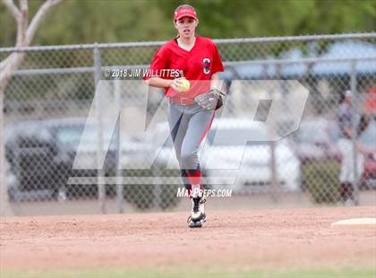 Thumbnail 1 in San Tan Foothills vs Central (Chandler Prep Softball Classic) photogallery.