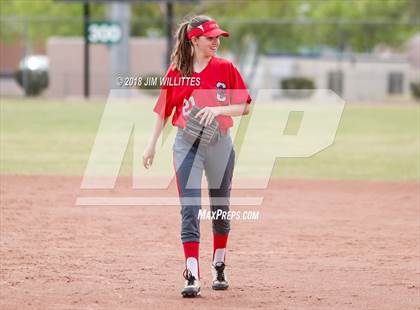 Thumbnail 3 in San Tan Foothills vs Central (Chandler Prep Softball Classic) photogallery.