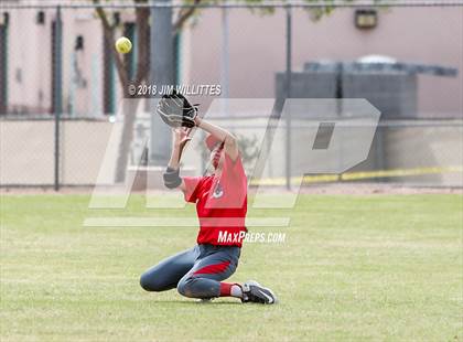 Thumbnail 1 in San Tan Foothills vs Central (Chandler Prep Softball Classic) photogallery.
