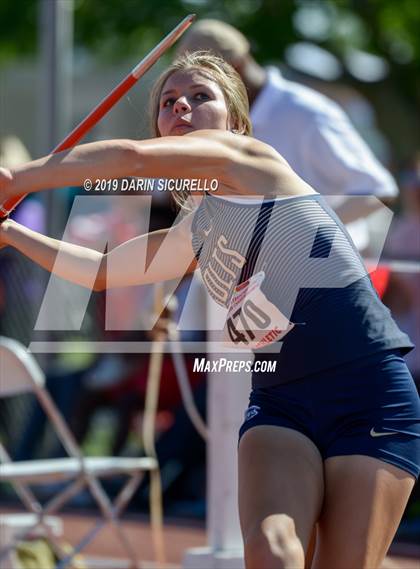Thumbnail 1 in AIA Track & Field Championships-Wed (Girls Javelin) photogallery.