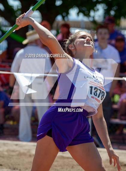 Thumbnail 3 in AIA Track & Field Championships-Wed (Girls Javelin) photogallery.