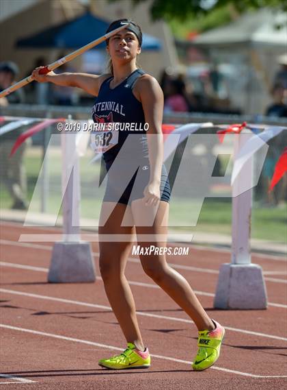 Thumbnail 1 in AIA Track & Field Championships-Wed (Girls Javelin) photogallery.