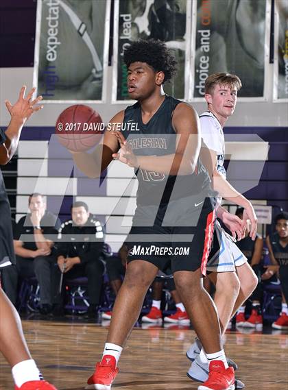 Thumbnail 2 in Salesian College Preparatory vs. Pleasant Valley (St. Hope Elite Classic) photogallery.