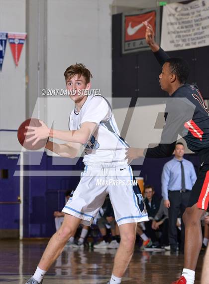 Thumbnail 3 in Salesian College Preparatory vs. Pleasant Valley (St. Hope Elite Classic) photogallery.