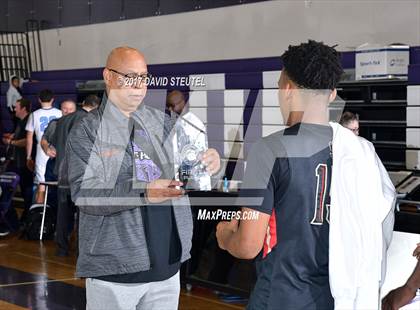 Thumbnail 1 in Salesian College Preparatory vs. Pleasant Valley (St. Hope Elite Classic) photogallery.