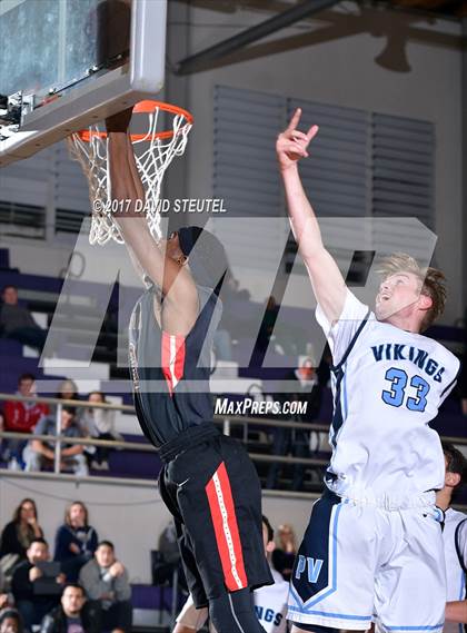 Thumbnail 2 in Salesian College Preparatory vs. Pleasant Valley (St. Hope Elite Classic) photogallery.