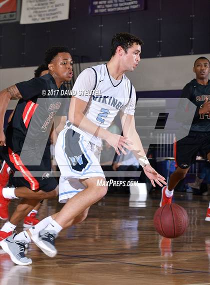 Thumbnail 2 in Salesian College Preparatory vs. Pleasant Valley (St. Hope Elite Classic) photogallery.