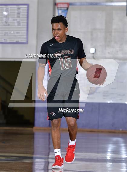 Thumbnail 2 in Salesian College Preparatory vs. Pleasant Valley (St. Hope Elite Classic) photogallery.