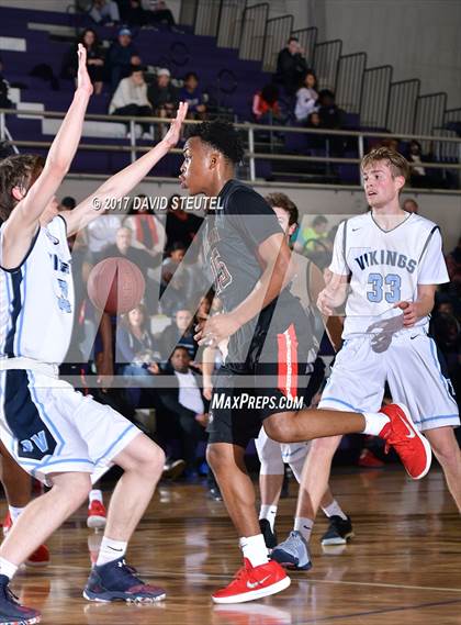 Thumbnail 2 in Salesian College Preparatory vs. Pleasant Valley (St. Hope Elite Classic) photogallery.
