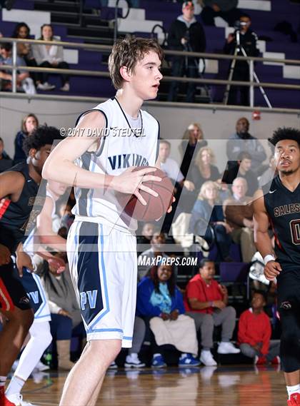 Thumbnail 3 in Salesian College Preparatory vs. Pleasant Valley (St. Hope Elite Classic) photogallery.