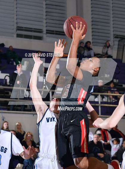 Thumbnail 2 in Salesian College Preparatory vs. Pleasant Valley (St. Hope Elite Classic) photogallery.