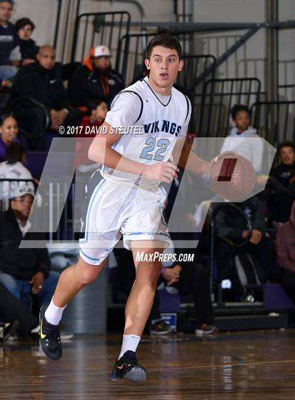 Thumbnail 1 in Salesian College Preparatory vs. Pleasant Valley (St. Hope Elite Classic) photogallery.