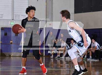Thumbnail 3 in Salesian College Preparatory vs. Pleasant Valley (St. Hope Elite Classic) photogallery.
