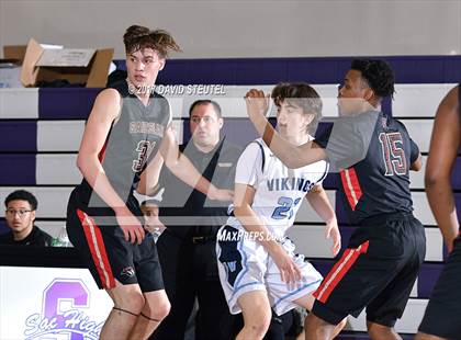 Thumbnail 1 in Salesian College Preparatory vs. Pleasant Valley (St. Hope Elite Classic) photogallery.