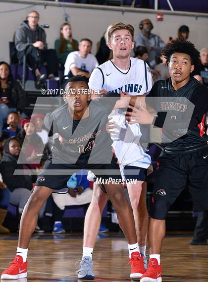 Thumbnail 3 in Salesian College Preparatory vs. Pleasant Valley (St. Hope Elite Classic) photogallery.