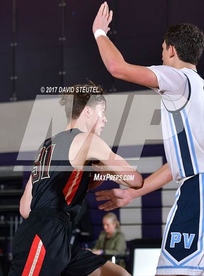 Thumbnail 3 in Salesian College Preparatory vs. Pleasant Valley (St. Hope Elite Classic) photogallery.