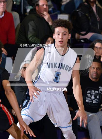 Thumbnail 2 in Salesian College Preparatory vs. Pleasant Valley (St. Hope Elite Classic) photogallery.