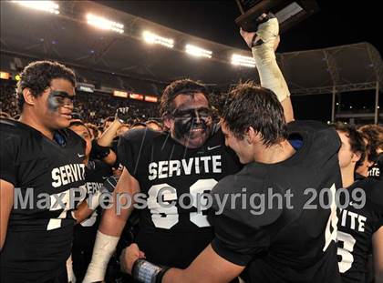 Thumbnail 1 in Rocklin vs. Servite (CIF State D2 Final) photogallery.