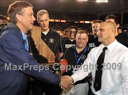 Thumbnail 3 in Rocklin vs. Servite (CIF State D2 Final) photogallery.