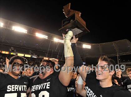 Thumbnail 2 in Rocklin vs. Servite (CIF State D2 Final) photogallery.