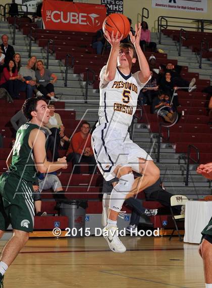 Thumbnail 1 in Prestonwood Christian vs. De La Salle (MaxPreps Holiday Classic) photogallery.