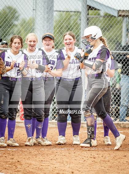 Thumbnail 1 in Blair vs Lincoln Southwest (LSE Softball Invite) photogallery.