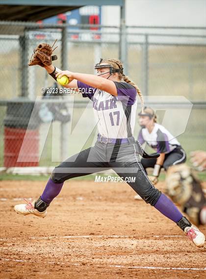 Thumbnail 2 in Blair vs Lincoln Southwest (LSE Softball Invite) photogallery.