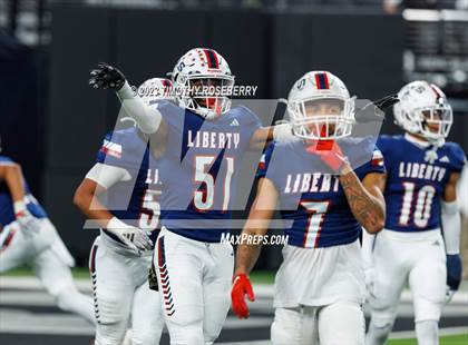 Thumbnail 1 in Liberty @ Bishop Gorman (NIAA 5A Division 1 Final) photogallery.