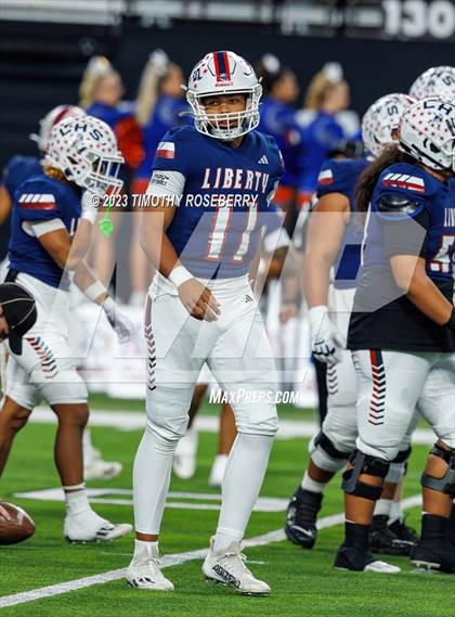 Thumbnail 1 in Liberty @ Bishop Gorman (NIAA 5A Division 1 Final) photogallery.