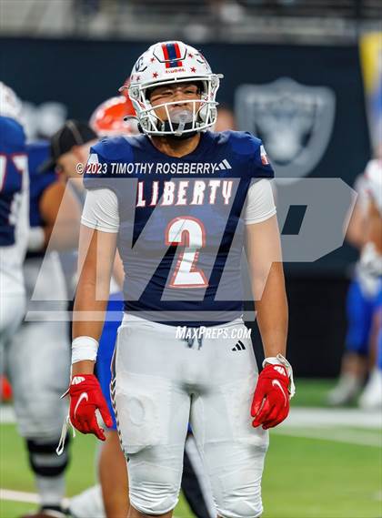 Thumbnail 1 in Liberty @ Bishop Gorman (NIAA 5A Division 1 Final) photogallery.