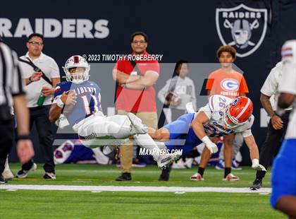 Thumbnail 1 in Liberty @ Bishop Gorman (NIAA 5A Division 1 Final) photogallery.