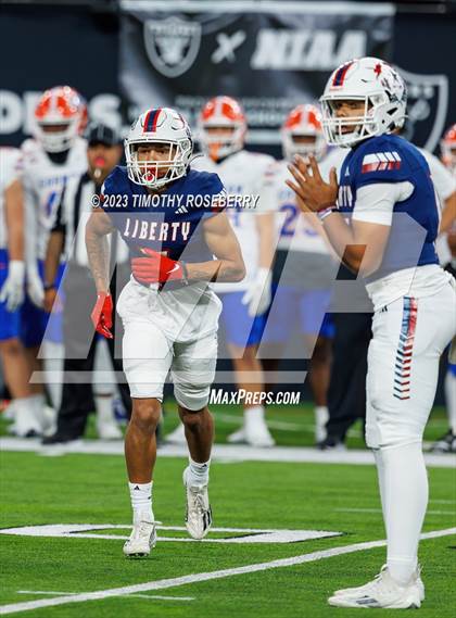Thumbnail 2 in Liberty @ Bishop Gorman (NIAA 5A Division 1 Final) photogallery.