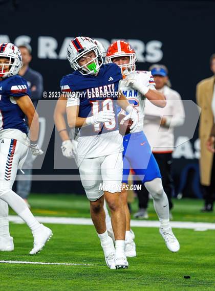Thumbnail 1 in Liberty @ Bishop Gorman (NIAA 5A Division 1 Final) photogallery.