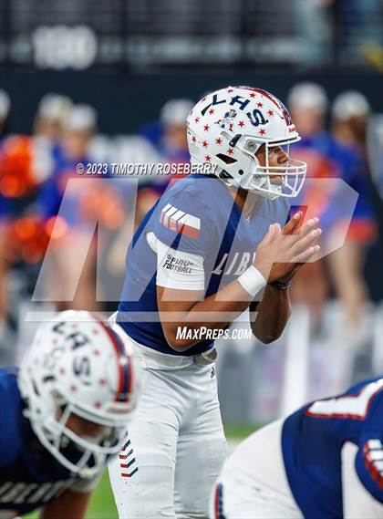 Thumbnail 1 in Liberty @ Bishop Gorman (NIAA 5A Division 1 Final) photogallery.