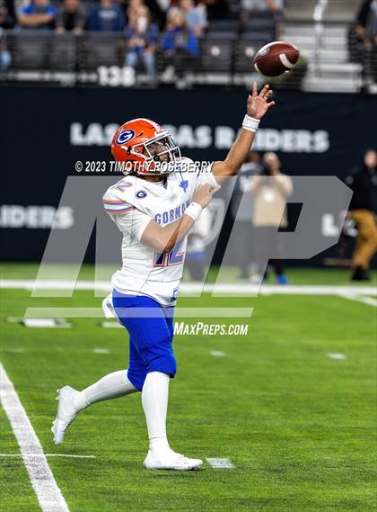 Thumbnail 1 in Liberty @ Bishop Gorman (NIAA 5A Division 1 Final) photogallery.