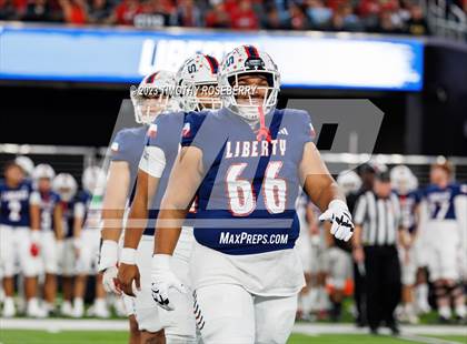 Thumbnail 1 in Liberty @ Bishop Gorman (NIAA 5A Division 1 Final) photogallery.