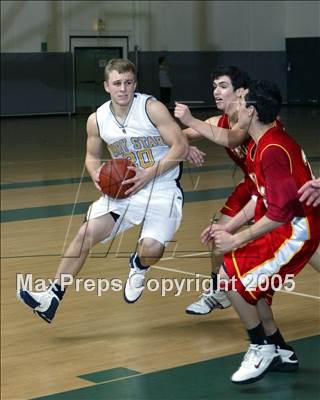 Thumbnail 2 in Whittier Christian vs. Mary Star of the Sea (Brethren Christian Tourney) photogallery.