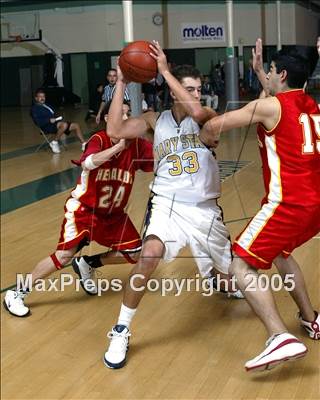 Thumbnail 2 in Whittier Christian vs. Mary Star of the Sea (Brethren Christian Tourney) photogallery.