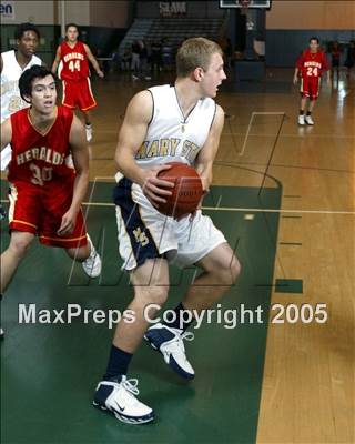 Thumbnail 3 in Whittier Christian vs. Mary Star of the Sea (Brethren Christian Tourney) photogallery.