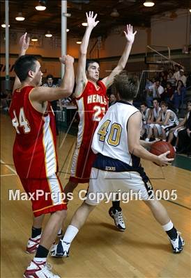 Thumbnail 2 in Whittier Christian vs. Mary Star of the Sea (Brethren Christian Tourney) photogallery.