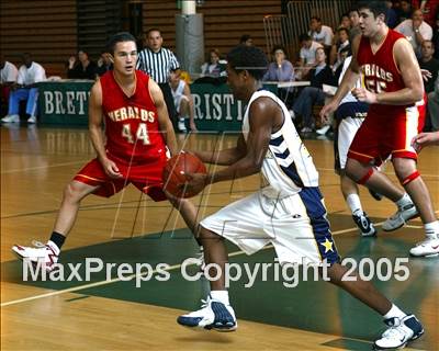 Thumbnail 1 in Whittier Christian vs. Mary Star of the Sea (Brethren Christian Tourney) photogallery.