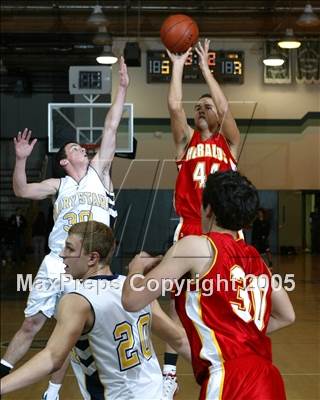 Thumbnail 2 in Whittier Christian vs. Mary Star of the Sea (Brethren Christian Tourney) photogallery.