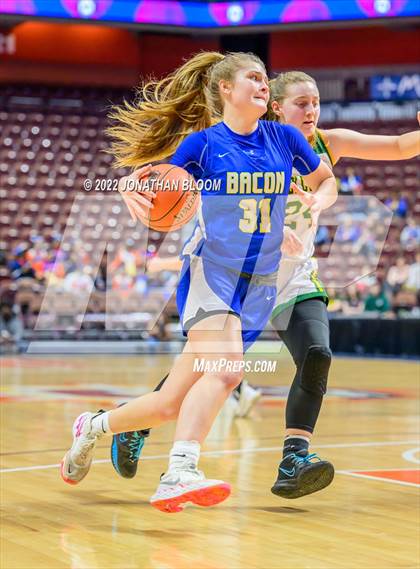 Thumbnail 2 in Bacon Academy vs. Holy Cross (CIAC Class M Final) photogallery.