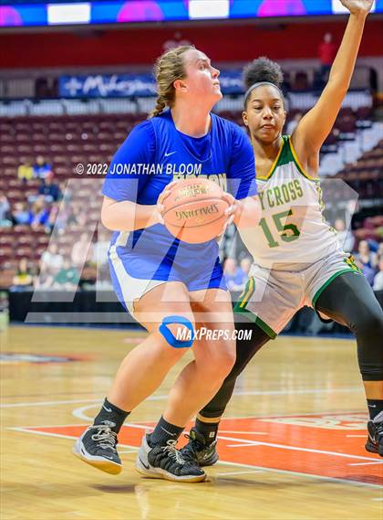 Thumbnail 1 in Bacon Academy vs. Holy Cross (CIAC Class M Final) photogallery.