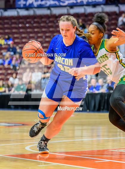 Thumbnail 2 in Bacon Academy vs. Holy Cross (CIAC Class M Final) photogallery.