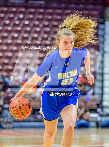 Thumbnail 2 in Bacon Academy vs. Holy Cross (CIAC Class M Final) photogallery.