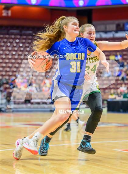 Thumbnail 1 in Bacon Academy vs. Holy Cross (CIAC Class M Final) photogallery.