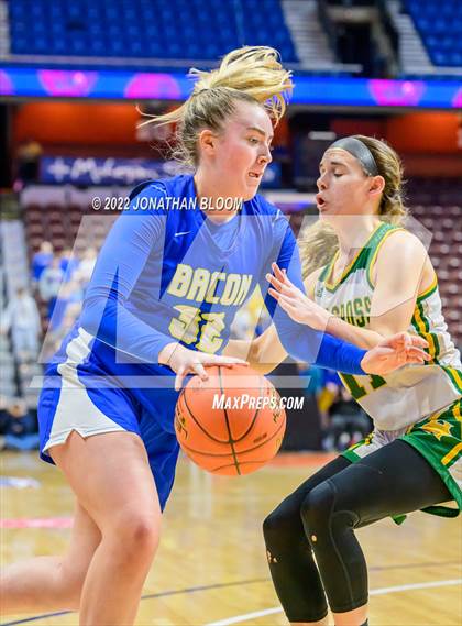 Thumbnail 2 in Bacon Academy vs. Holy Cross (CIAC Class M Final) photogallery.